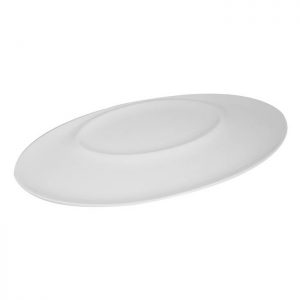 Oval Plate With Oval Indent