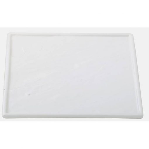 Square Plate With Slate-Design