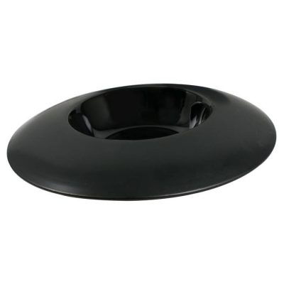 Round Rim Bowl With Matte Rim