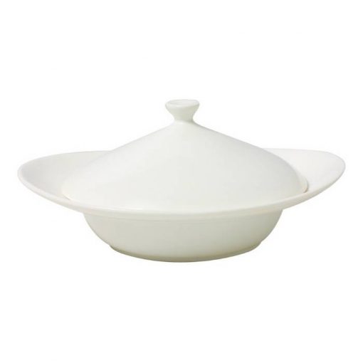 Oval Sharkfin Dish With Cover