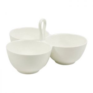 3 Compartment Bowl With Handle