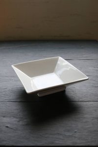 Square Bowl With Foot