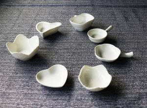 Mini Heartshape Dish, Hors D'Oeuvre